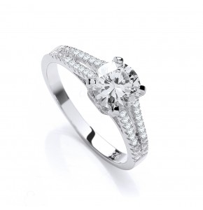 Gabrielle Solitaire Ring