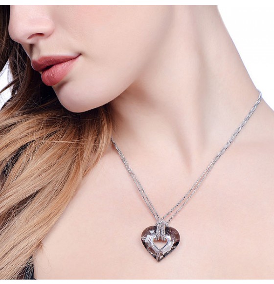 Lexie Swarovski Small Heart Necklace