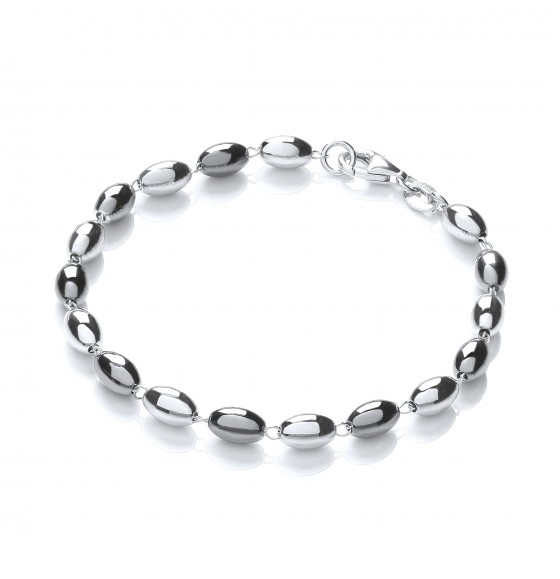 Ashanti Silver and Ruthenium Bracelet