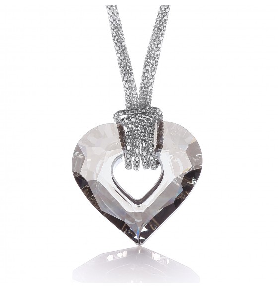 Lexie Swarovski Medium Heart Necklace