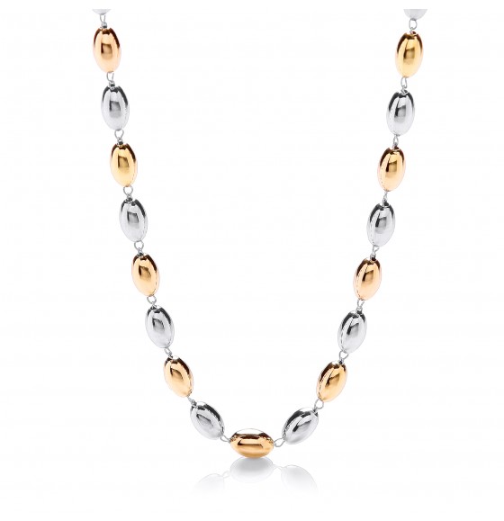 Ashanti Silver & Gold Plated Necklace