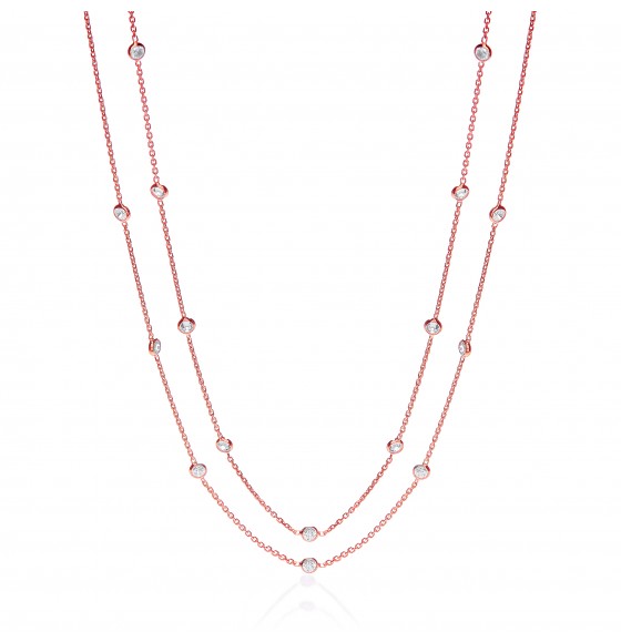 Giovanna Shirelle Rose Gold Plated Necklace