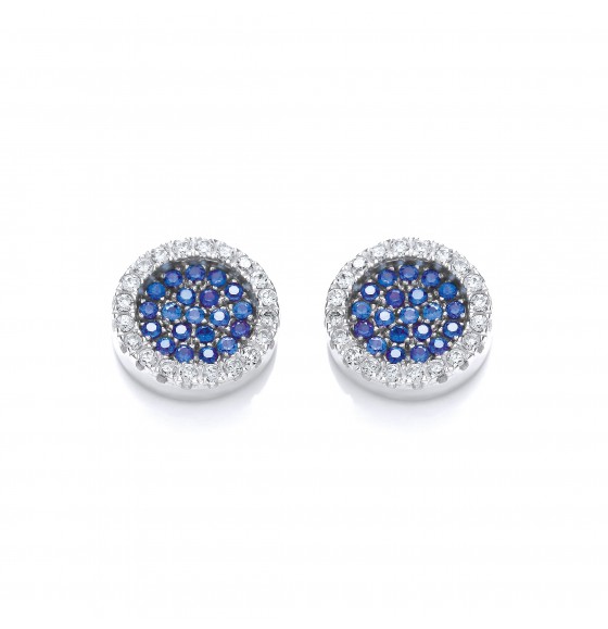 Bailey Blue & Clear Studs