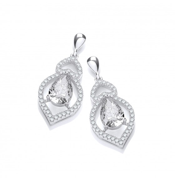 Alicia Clear Earrings