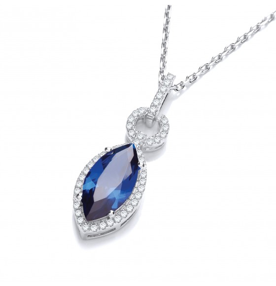Caroline Blue Pendant