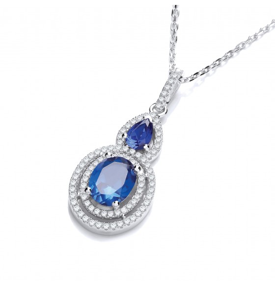 Cassandra Blue Pendant