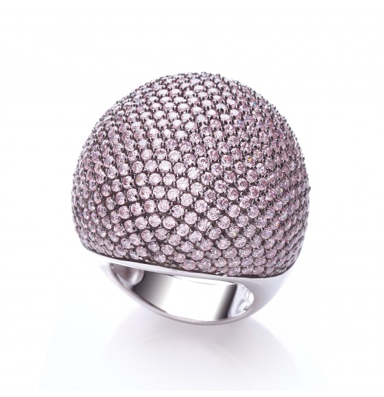  Valentina Pink Cocktail Ring 