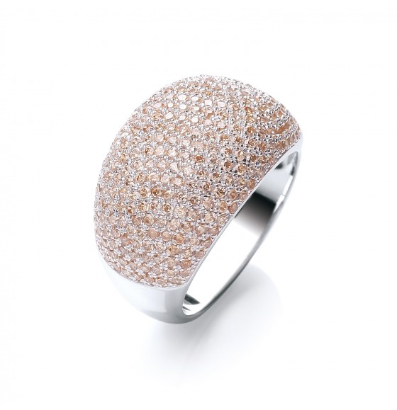  Sabrina Champagne Cocktail Ring