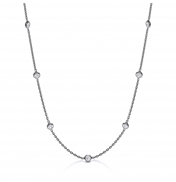 Giovanna Ruthenium Plated Necklace