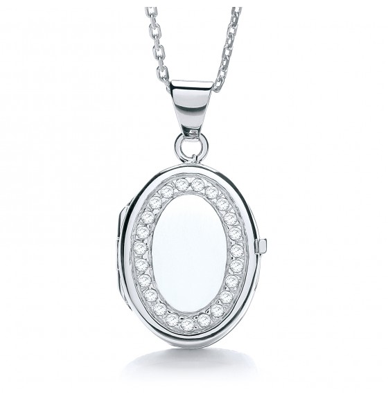 Elizabeth Oval  Locket