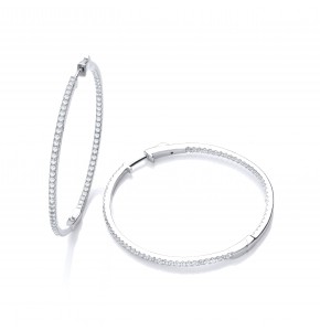 Sienna Large Round Hoops