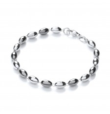 Ashanti Silver and Ruthenium Bracelet