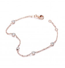 Giovanna Rose Gold Plated Bracelet
