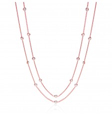 Giovanna Shirelle Rose Gold Plated Necklace