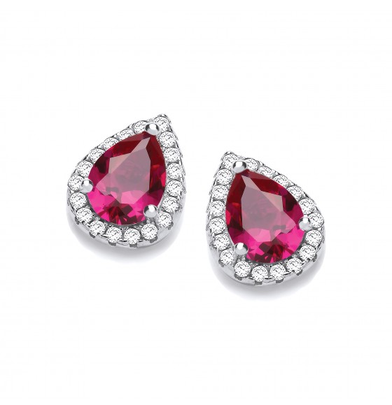 Dinah Red Earrings