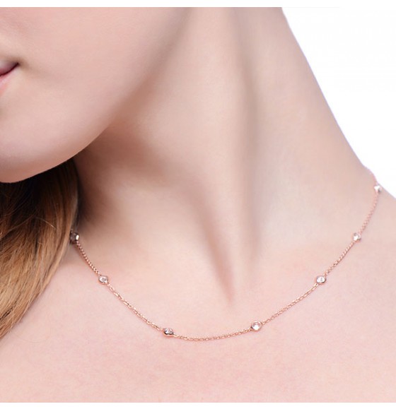 Giovanna Rose Gold Plated Necklace