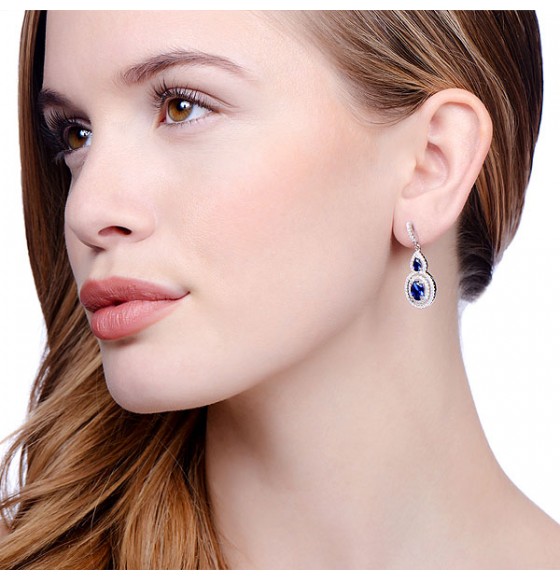 Cassandra Azure Blue Drops