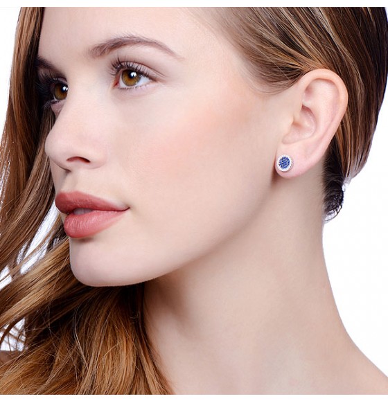 Bailey Blue & Clear Studs