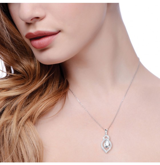 Alicia Clear Pendant