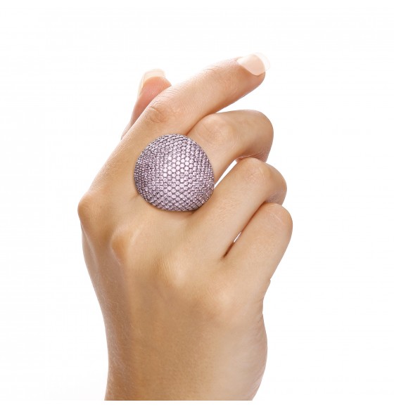  Valentina Pink Cocktail Ring 