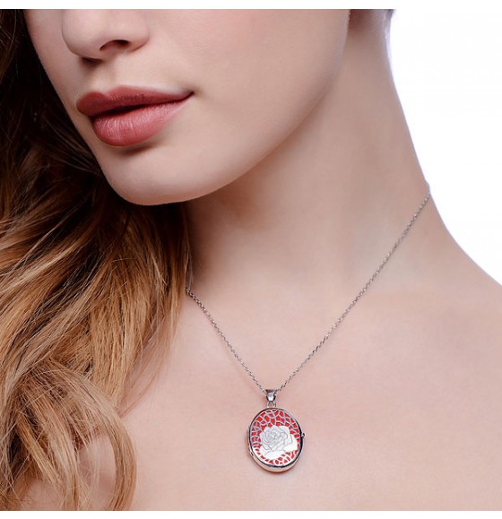Alice Rose Red Locket