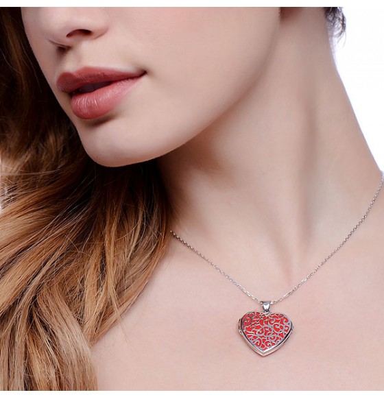 Alice Heart Red Locket